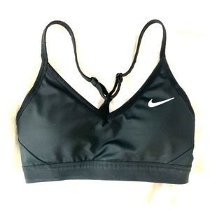 🔥Black Nike thin strap Sports Bra